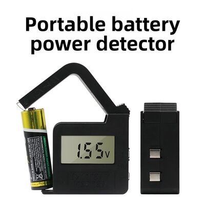 Portable Digital Battery Tester, Battery Capacity Tester, Battery Level Detector, Battery Testing Device