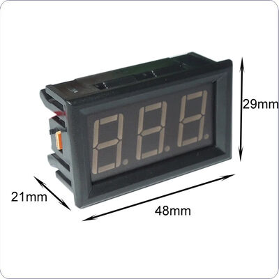 DC 0-300V 0-200V LED Digital Voltmeter & Ammeter Meter Dual Meter for Voltage & Current Measures Temperature AC Power Supply