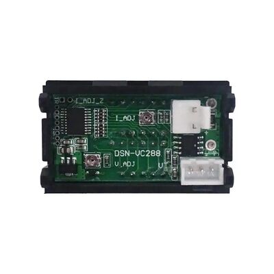 Dual Display Digital Voltmeter Ammeter Red Blue LED DC 0-100V 1A 10A 50A 100A Voltage Current Meter Temperature Detection 0.28\"