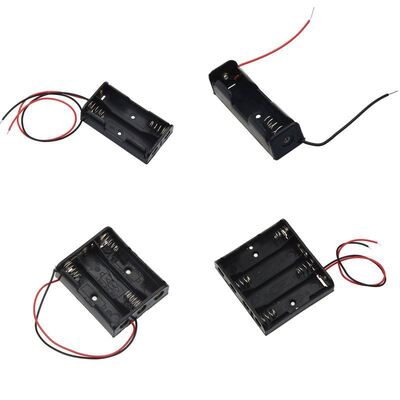 18650 Battery Case 1/2/3/4 Cells Charging Dock with Thick Cable Series Connection