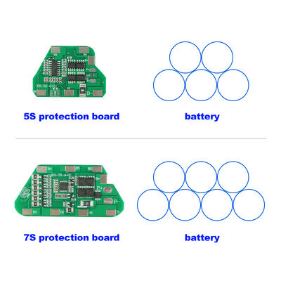 5A10A 7S BMS 18650 Li-ion Power Tools Solar LED Lighting Lamp Balanced PCB 5A 10A Protection Board Product Category PCB PCBA