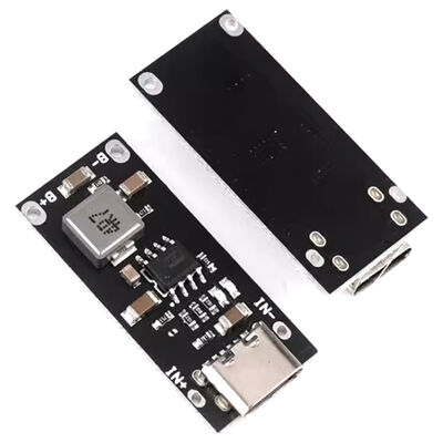 3A High Current Polymer Ternary Lithium Battery Charging Board Type-C Input Support 5V to 4.2V/4.35V with PCB Base Material