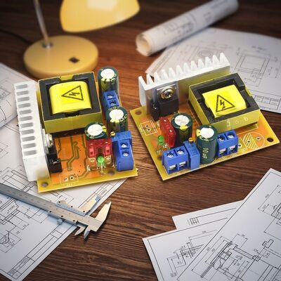 DC-DC Boost Module High Voltage ZVS Capacitor Charging Railgun 45-390V/780V Adjustable Voltage Stabilization Dual Output