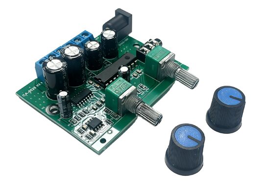 CA-6625 2.1 Channel Ultra Heavy Bass Digital Amplifier Board Module DIY Old-fashioned Audio Box Finished Product 12V 6W*2+25W