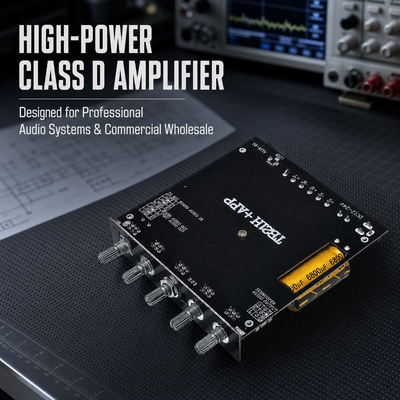 CA-TB21H 2.1 Channel TPA3116 Bluetooth Amplifier Board 50W+50W+100W Модуль аудиоусилителя с управлением APP