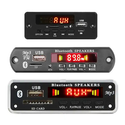 Bluetooth 5.0 MP3 Decoder Board с мощностью 100 Вт и поддержкой многоформатов для USB TF FM AUX