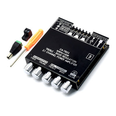 CA-TB21 2.1 канал BT субвуферный усилитель Аудиокарта 2*50W+100W 12-24V AMP