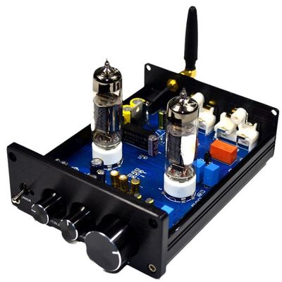 Аудиофильный HIFI трубный предварительный усилитель 6J5 QCC3034 для BT 5.1 Беспроводной домашний усилитель с предварительным усилителем для регулировки басов и треблов