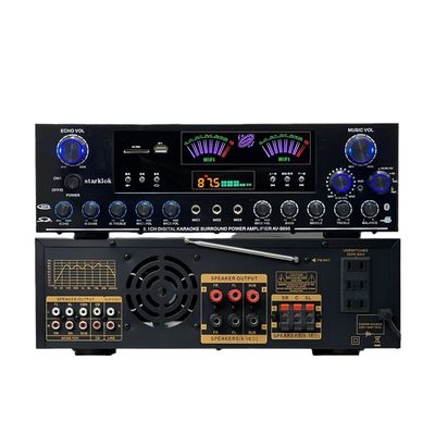 AV-9898 Cannon Home Audio Receiver Home Amplifier 5.1 CH 500W*2+200W Surround+300W Subwoofer Прочный металл Независимый пассивный