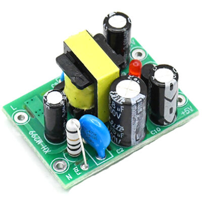 Импульсный блок питания AC-DC изолированный, печатная плата, универсальный вход 110-220В, двойной выход 12В 0.5А + 5В, компактный